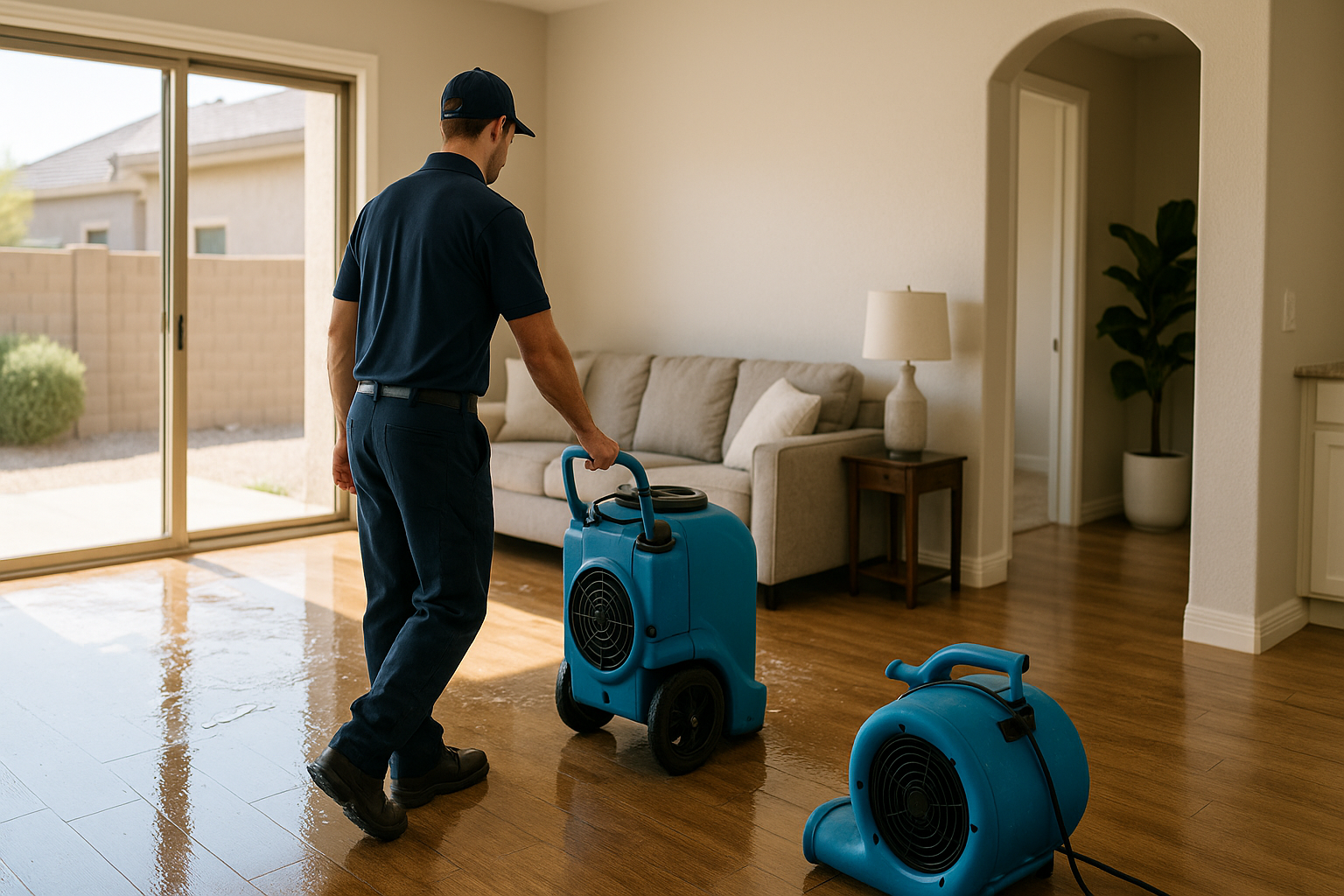 Water Damage Restoration in Mesa, AZ: Step-by-Step Process Guide